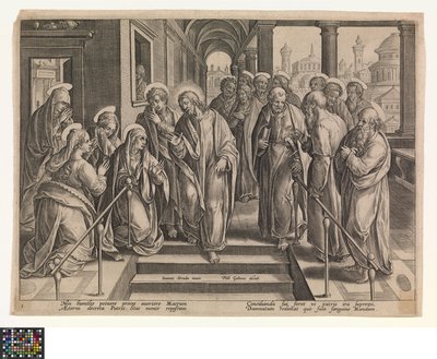 Christ Announces His Suffering by Jan van der Straet