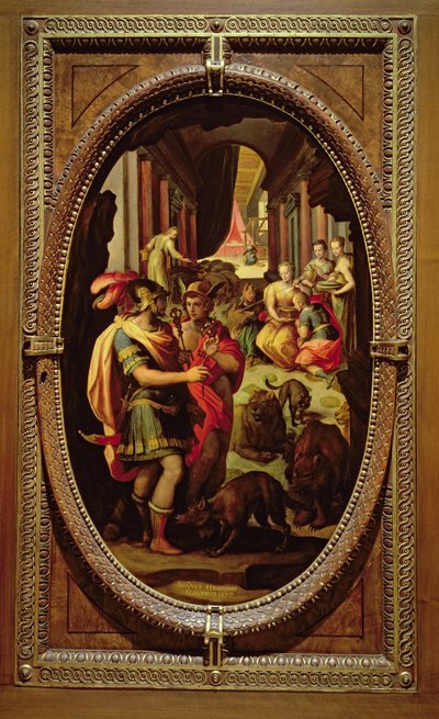 Ulysses, Mercury and Circe by Jan van der Straet