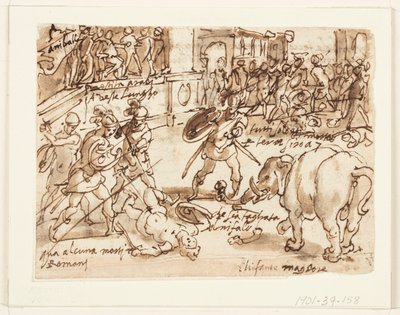 Recto: A Roman Soldier Fighting one of Hannibal