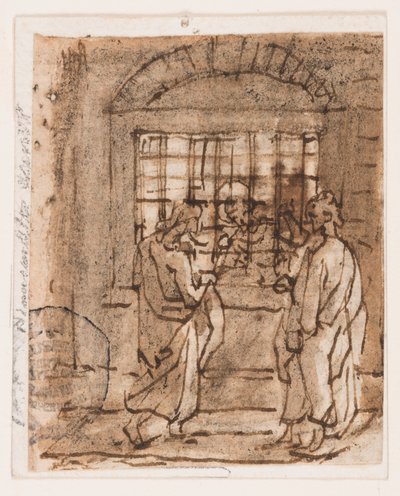 St. Peter in Prison by Jan van der Straet, called Stradanus