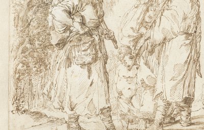 Group of Roma by Jan van der Venne (attributed to)