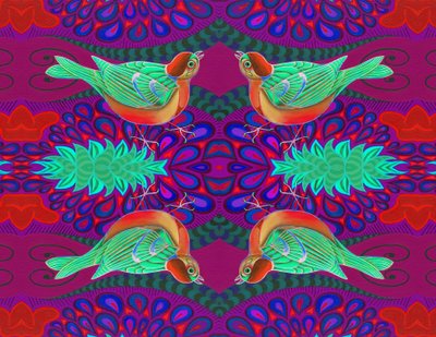 Tree Sparrow Pattern by Jane Tattersfield