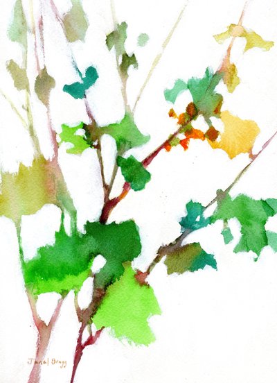 Botanical from the Courtyard, c.2023 by Janel Bragg