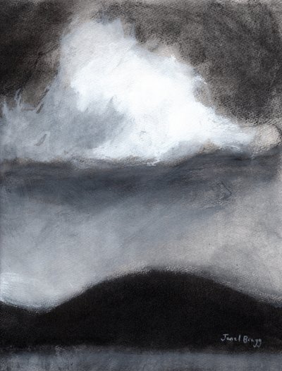 Cloud over Guemes Island by Janel Bragg