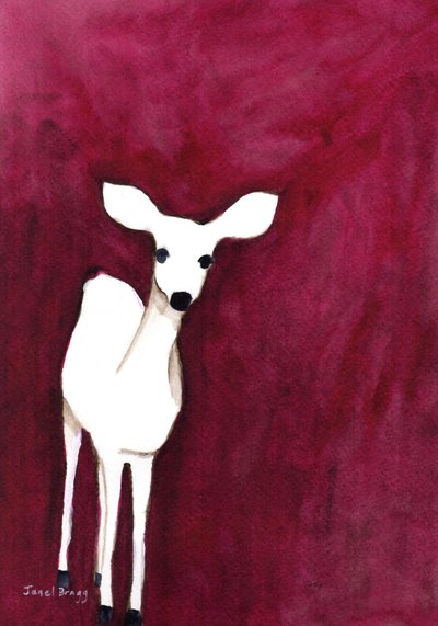 Deer on Cap Sante by Janel Bragg