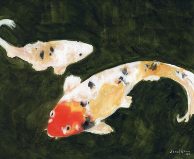 Koi Fish at the Conservatory of Flowers in San Francisco by Janel Bragg