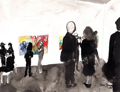 My Gallery Opening, c.2015 by Janel Bragg