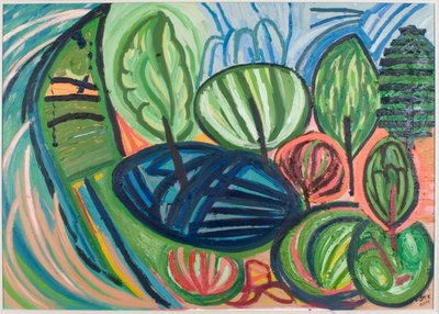 Wormiston Wood, summer by Janet McKenzie