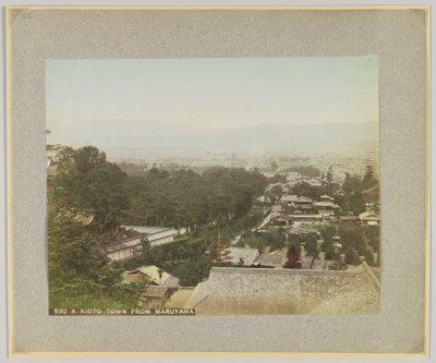 A Kyoto Town from Maruyama, Japan by Japanese Photographer