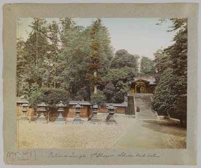 Entrance to the Temple of the 7th Shogun, Shiba Park, Tokyo, Japan by Japanese Photographer