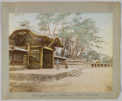 Gate of the Temple of the 6th Shogun, Shiba Park, Tokyo, Japan by Japanese Photographer