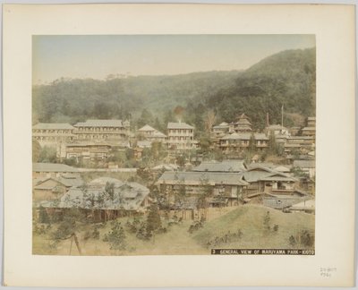 General View of Maruyama Park, Kyoto, Japan by Japanese Photographer
