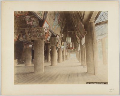 Inside Kiyomidzu Temple, Kyoto, Japan by Japanese Photographer