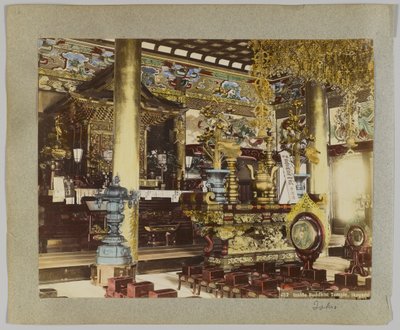 Inside a Buddhist Temple, Ikegami, Tokyo, Japan by Japanese Photographer