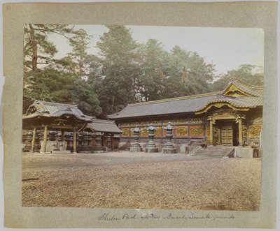 Inside the Temple Grounds, Shiba Park, Tokyo, Japan by Japanese Photographer