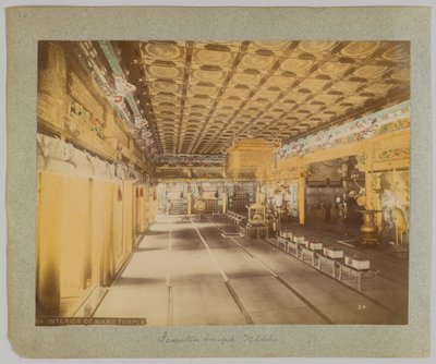 Interior of Jemitsu Temple, Nikko, Japan by Japanese Photographer