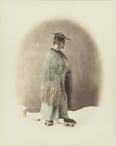 Japanese man in traditional dress by Japanese Photographer