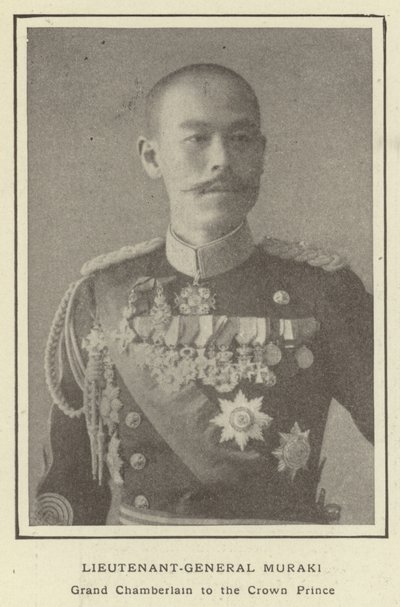 Lieutenant-General Muraki, Grand Chamberlain to the Crown Prince by Japanese Photographer
