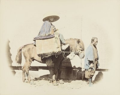 Man on a horse by Japanese Photographer