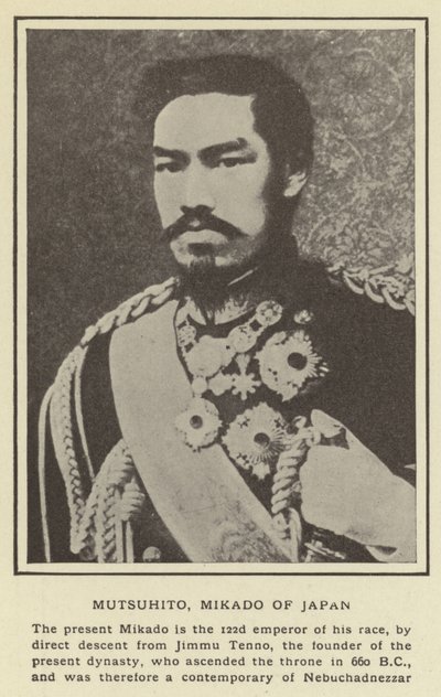 Mutsuhito, Mikado of Japan by Japanese Photographer
