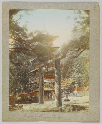 Pagoda at Tōshō-gū, Nikko, Japan by Japanese Photographer