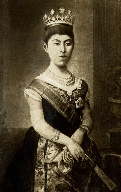Portrait of Haruko, Imperator of Japan by Japanese Photographer