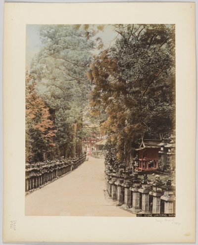 Stone Lanterns, Nara, Japan by Japanese Photographer