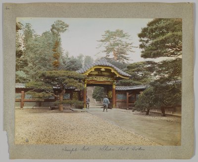 Temple Gate, Shiba Park, Tokyo, Japan by Japanese Photographer