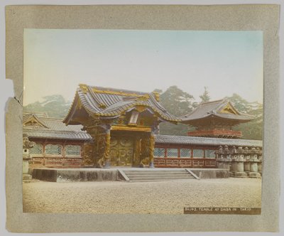 Temple at Shiba Park, Tokyo, Japan by Japanese Photographer