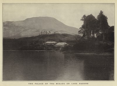 The Palace of the Mikado on Lake Hakone by Japanese Photographer