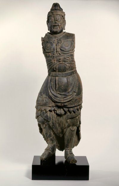 A Guardian King of the Four Corners, 12th century by Japanese School