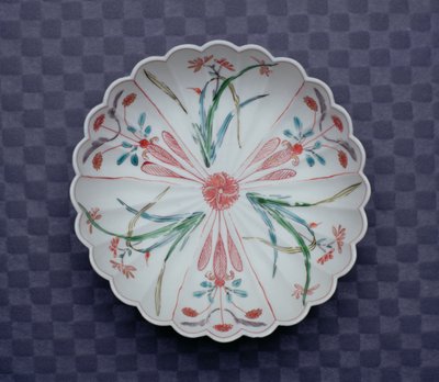 Arita Chrysanthemum Shaped Bowl, late 17th century by Japanese School
