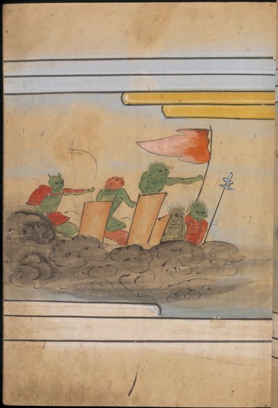 Armed goblins, illustration from the 