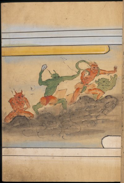 Armed goblins, illustration from the 