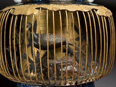 Birdcage vase, c.1720 (detail) by Japanese School