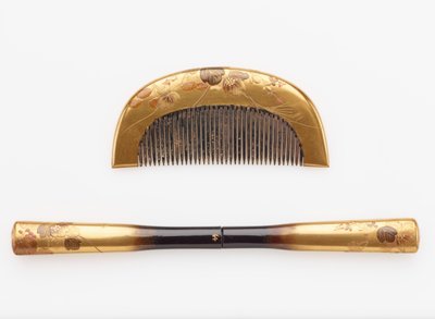 Comb and hairpin by Japanese School
