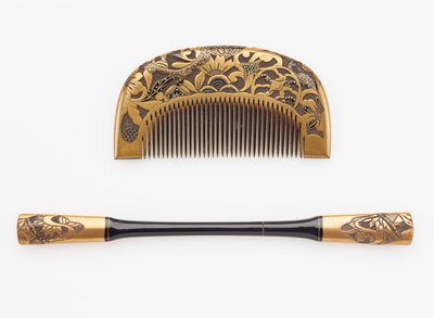 Comb and hairpin by Japanese School