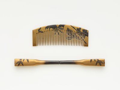 Comb and hairpin, late 19th-early 20th century by Japanese School