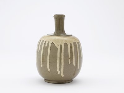 Commercial bottle for medicinal wine, Meiji era, late 19th century by Japanese School