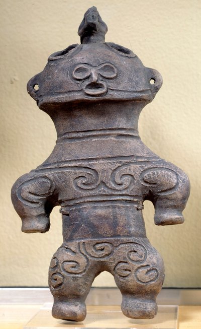 Dogu statuette Japan, height 20 cm, Neolithic, Jomon period by Japanese School