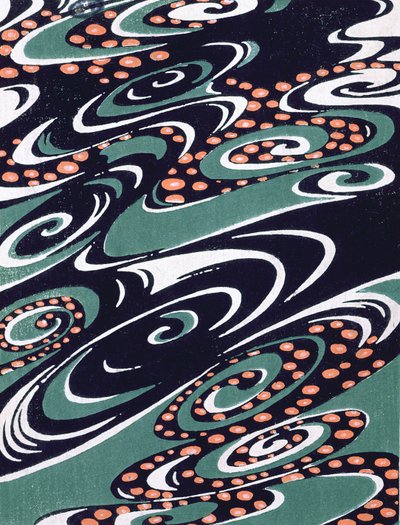 Fabric design, end nineteenth century by Japanese School