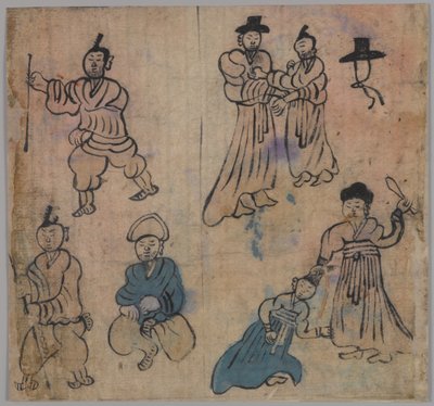 Genre Scene, One of Four by Japanese School