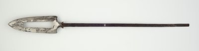 Head of a Yari, or spear of Togari-Ya (heart-shaped) form by Japanese School