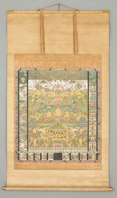Illustration of the Contemplation Sutra (Taima Mandara) by Japanese School