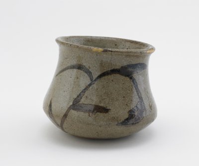 Individual serving bowl with wide base and flaring lip, Edo period, 17th-19th century by Japanese School