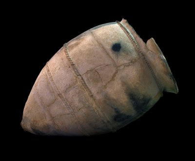 Casket jar from Yayoi period. 1st to 3rd century. Paris, Guimet Museum, National Museum of Asian Arts by Japanese School
