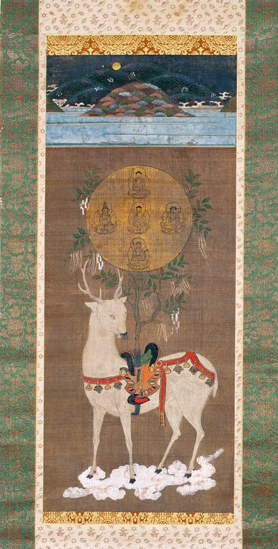 Kasuga Deer with Mandala, Muromachi period (1392-1573) by Japanese School