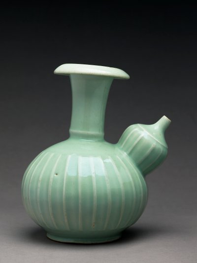 Kendi with Moulded Decoration, Arita Kiln-sites by Japanese School