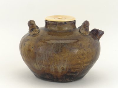 Mino or Seto ware ewer, used as tea caddy by Japanese School