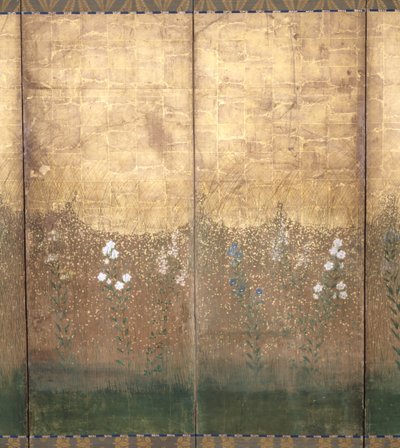 Moon in Musashi Plain by Japanese School